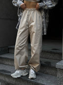 Chic High-Waist Leisure Pants for Women