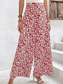 Floral Print Palazzo Pants for Women