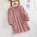 Heart-Pattern Women's Sweat Dress for Everyday Wear