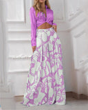 Chic Women's Long Sleeveless Dress Set
