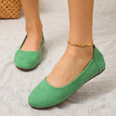 Suede Indoor Slippers with Non-Slip Sole for Women