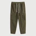 Women's Cargo Pants with Elastic Waist and Utility Pockets