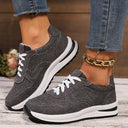 Stylish Women's Sneakers with Mesh Upper and Padded Sole