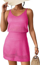 Chic Layered Crochet Dress for Women
