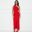 Asymmetrical Ruffle Maxi Dress for Women
