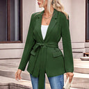 Chic Ladies Blazer with Stylish Belt
