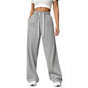 Stylish Women's Wide-Leg Leisure Pants with Elastic Waist