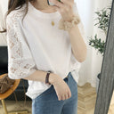 Chic Lace Sleeve Women's Top