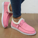 Chic Women's Slippers with Faux Fur Accent