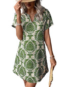 Floral V-Neck Women's Dress for Every Occasion