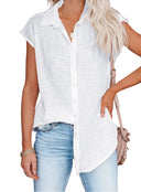 Airy Short Sleeve Blouse in Premium Fabric