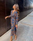 Floral Maxi Dress with Chic Wrap Design