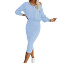 Stylish Women's Mini Dress and Sweater Set