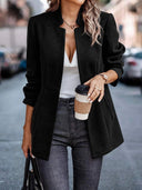 Chic Androgynous Blazer Jacket for Women