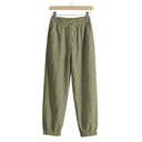 Women's Relaxed Fit Leisure Pants with Adjustable Waist