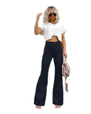 High-Waisted Flared Jeans for Women