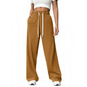 Stylish Women's Wide-Leg Leisure Pants with Elastic Waist