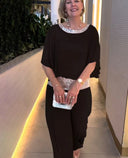 Elegant Sequin Jumpsuit for Night Out