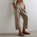 Stylish Women's Loose-Fit Jeans with Stretchy Waistband