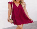 Romantic Ruffle Midi Dress for Women