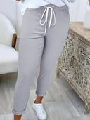 Women's Relaxed Fit Pants with Adjustable Waist