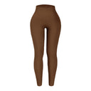 Textured High-Waisted Women's Fitness Leggings