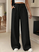 Chic High-Waisted Women’s Trousers