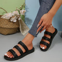 Colorful Braided Strap Ladies' Summer Sandals