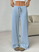 Women's Trendy Carrot Pants with Elastic Waist and Pockets