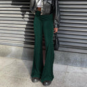 High-Waisted Flared Trousers for Women