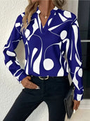 Chic Women's Blouse with Contemporary Design