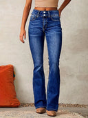 Stylish Women's Flared Denim Jeans