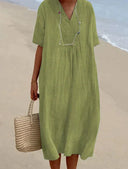 Chic Cotton Summer Dress for Everyday Wear