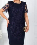 Floral Lace Women's Dress for Chic Occasions