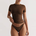 Women's Round Neck Short Sleeve Tee