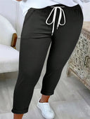 Stylish Women's Leisure Pants with Elastic Waist
