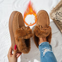 Women's Fleece-Lined Fashion Sneakers