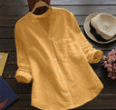 Chic Women's Blouse with Button Placket