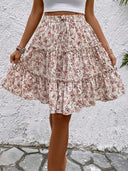 Chic Ruffle Detail Wrap Skirt for Women