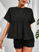 Chic Women's Blouse with Slit Sleeves