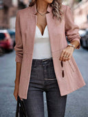 Chic Androgynous Blazer Jacket for Women