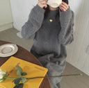 Women's Cozy Knitted Wool Oversized Dress