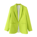 Chic Blazer with Unique Cut and Pockets