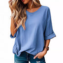 Stylish Women's Loose Fit Short Sleeve Tee