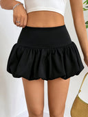 Airy Ruffled Sock Shorts for Women