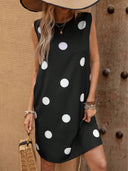 Polka Dot Dress with Flowy Design for Women