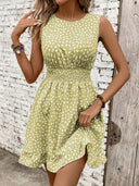 Women's Everyday Dress with Ruffled Hem