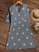 Chic Summer Dress with Lace Accents