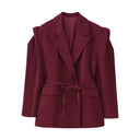 Stylish Women's Blazer Jacket with Wide Shoulders
