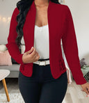 Ladies' Blazer Jacket with Lace Details